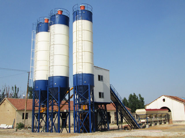 HZS60小型(xíng)商品混凝土攪(jiao)拌站