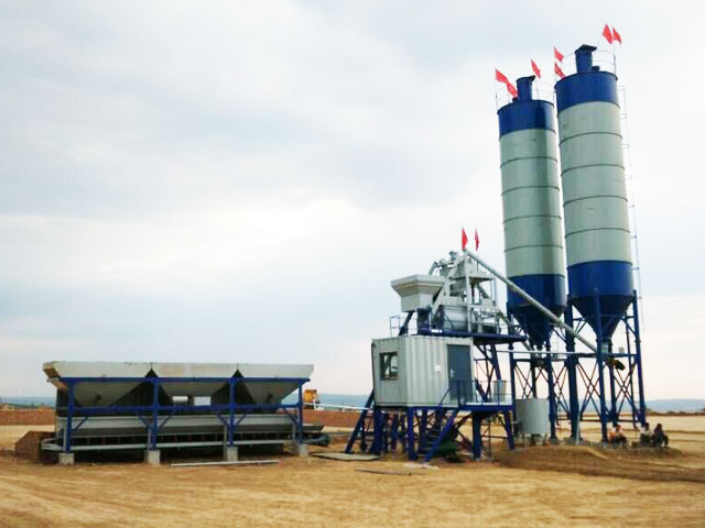 HZS50混凝土攪拌站(zhàn)